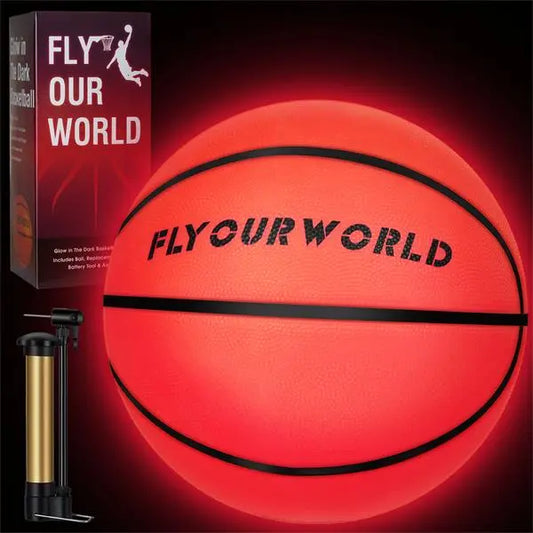 Glow-In-The-Dark LED Basketball for Night Games and Gifts