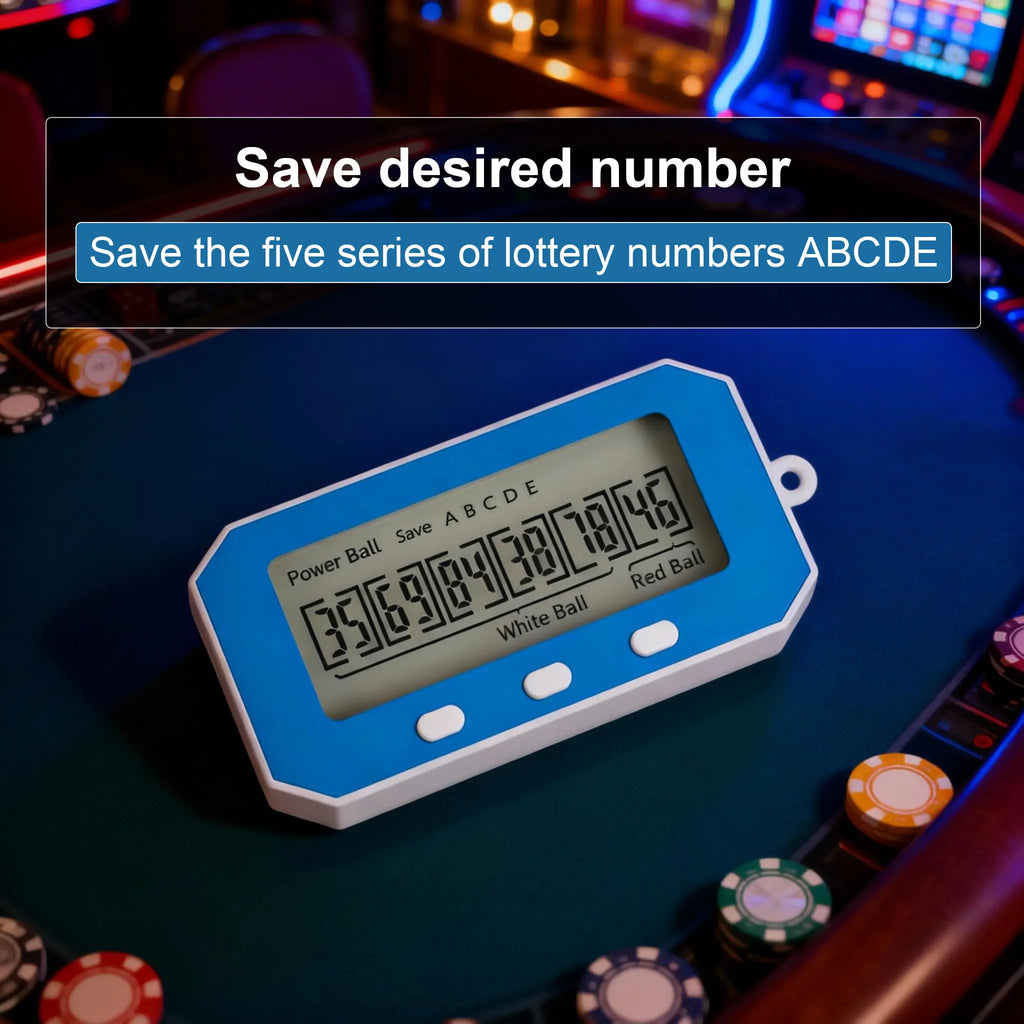 Nokade Lottery Number Picker, AI Lottery Machine, Number Selector, Intelligent Lottery Assistant, Quick Pick to Lottery Number toy car alarm clock