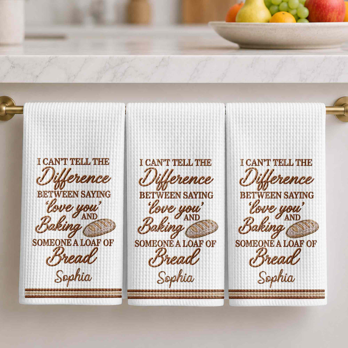 I Can't Tell The Difference, Personalized Kitchen Towel, Gift For Baking Lovers - 2
