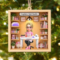 My Nail Studio Custom Nail Artist Design, Wood Ornament, Gift For Nail Techs & Nail Lovers - 1