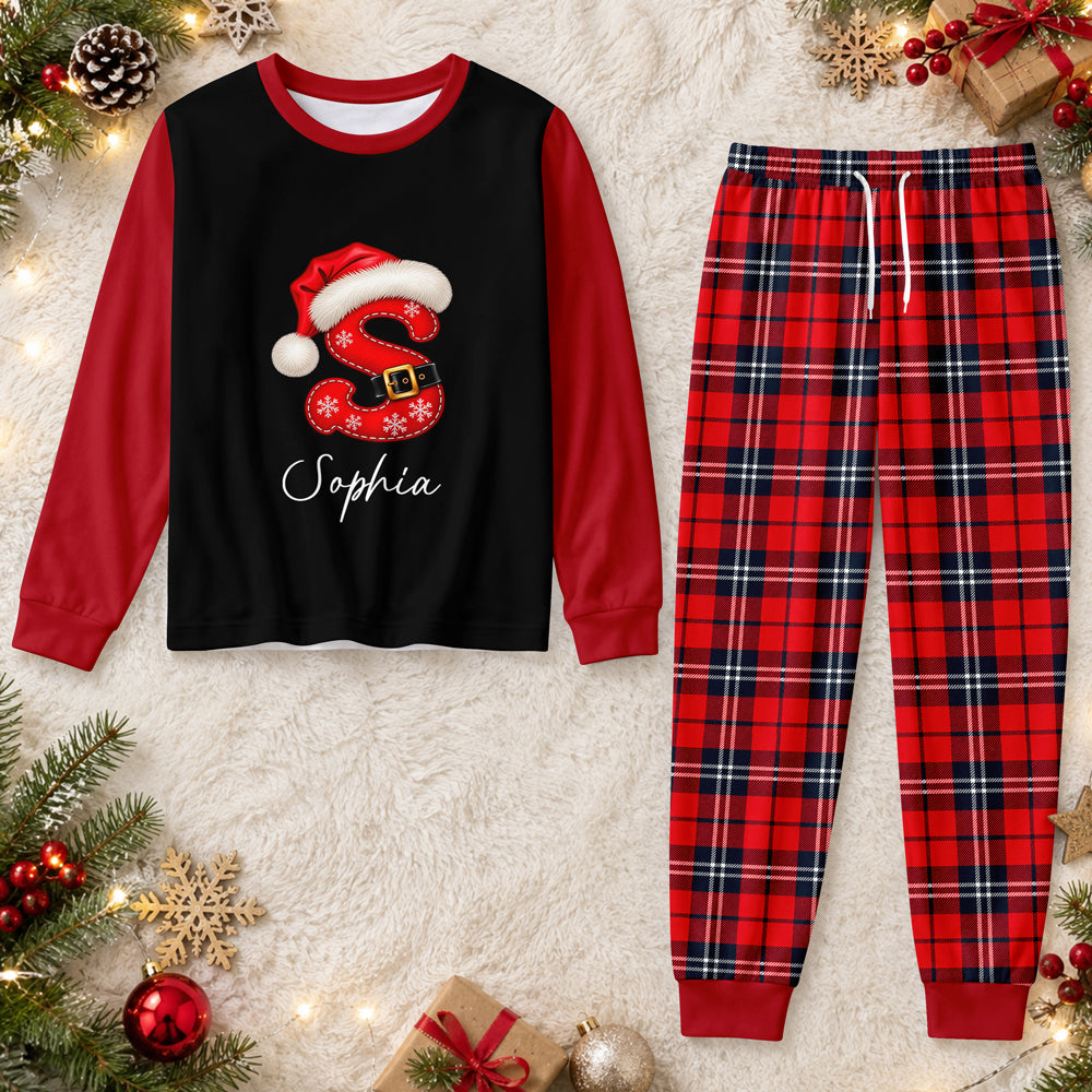 Personalized Santa Initial Family Christmas Sleepwear HO82 904070 - 5