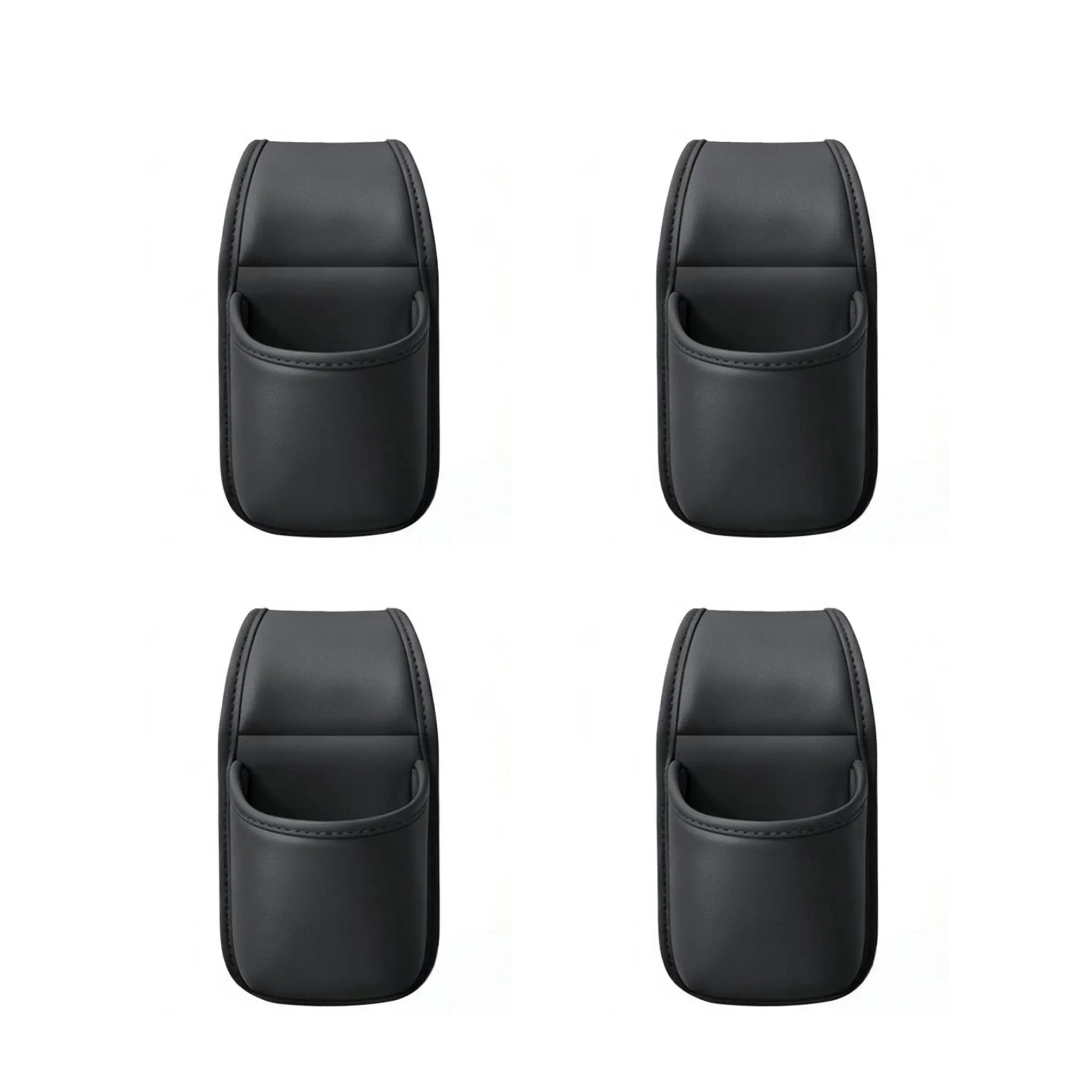 2-Layer Leather Car Door Pocket – Scratch-Proof & Residue-Free Storage Organizer