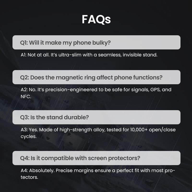 Weseecase Clear MagSafe Case for iPhone 17 Pro Max – Hidden Stand & Lens Protection