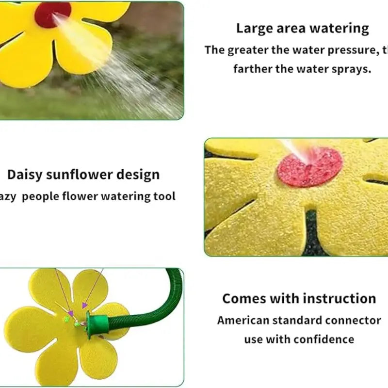 Dancing Sunflower Sprinkler – Fun Outdoor Water Toy for Kids