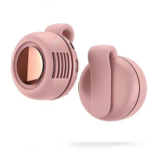 Portable Wearable Waist Fan – Rechargeable Bladeless Personal Cooling Fan with 3 Speeds