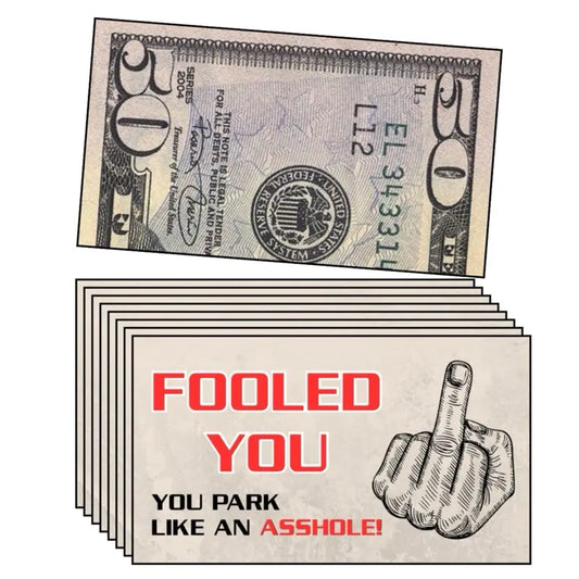 Bad Parking Prank Cards (50-Pack) - Windshield Warnings