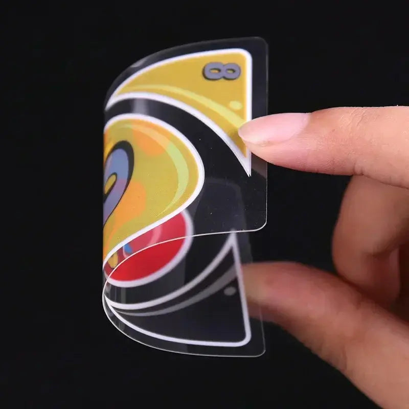 Juego de cartas H2O Waterproof - Juego de mesa multijugador transparente de PVC a prueba de salpicaduras, juguete a prueba de fugas a presión para adultos y niños para fiestas de piscina de verano, regalo de cumpleaños