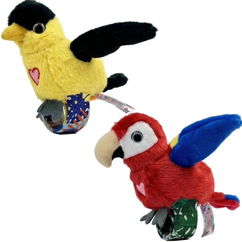 Happy Yappers 2 Pack Interactive Slap Bracelet Birds | Interactive Wearable Toy