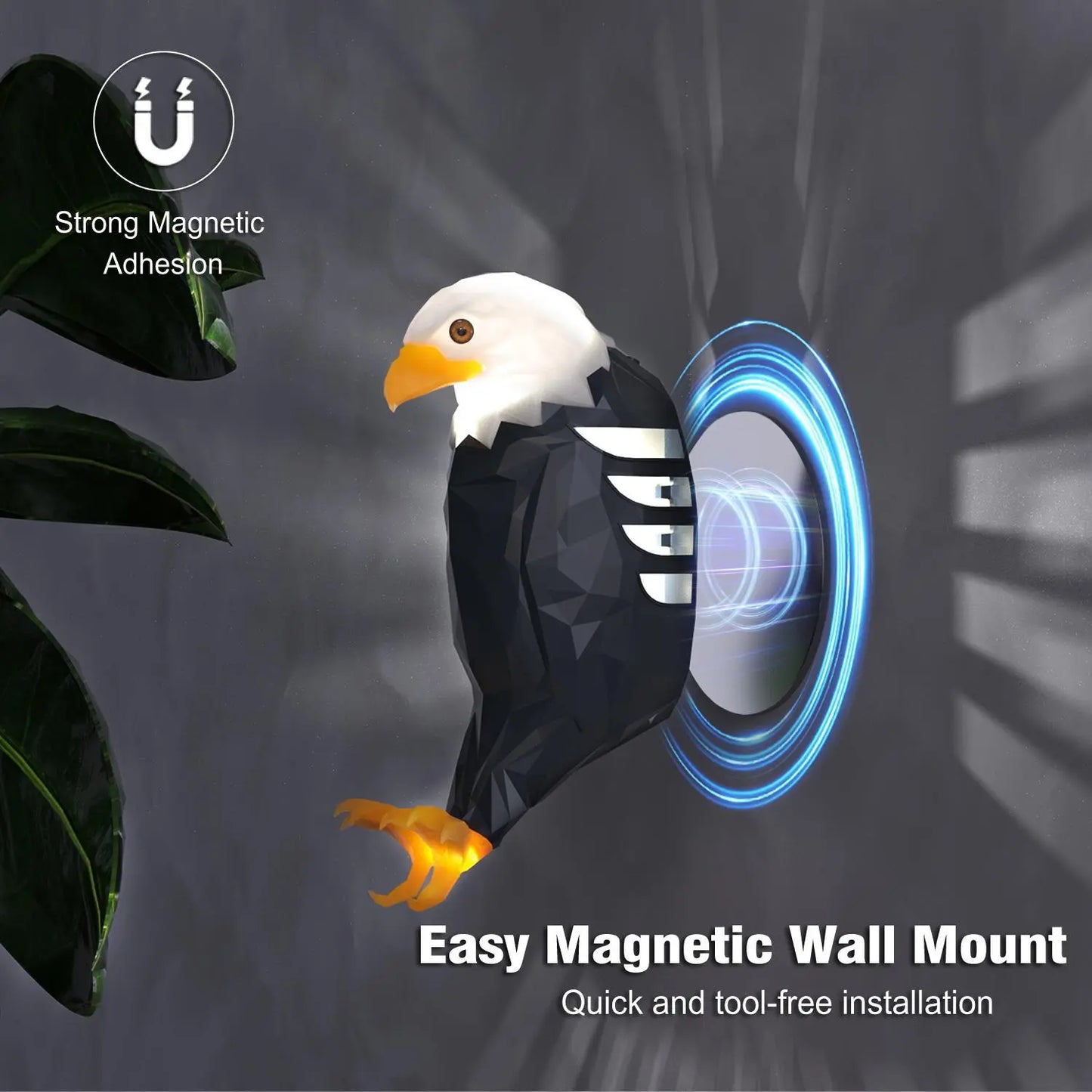 Magnetic Eagle LED Wall Light