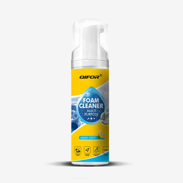 QIFOR 4-in-1 Multi-Enzyme Foam Spray Cleaner - Heavy Duty Deep Cleaning for Car Interior, Sofa & Home (Summervibes)