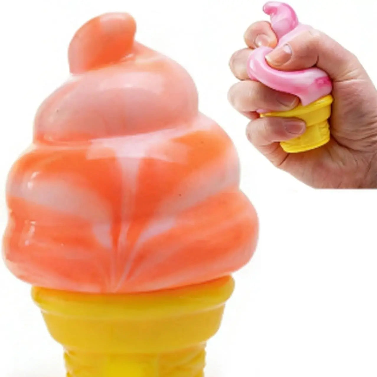 Ice Cream Squeeze Squishy, Ice Cream Squishy, Slow Rise Sensory Fidget Toy, Easter Basket Stuffers Party Favors