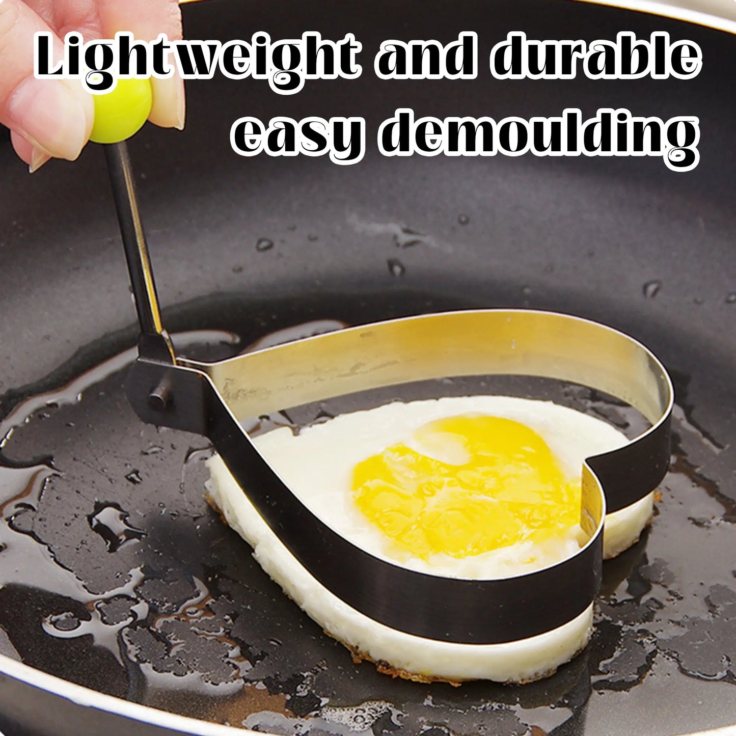 5 Counts Set Fried Egg Rings Molds, Multifunctional Breakfast Tool