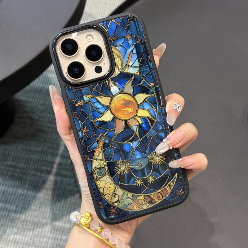 Stained Glass Inspired Floral MagSafe Phone Case for iPhone 18 Pro Max