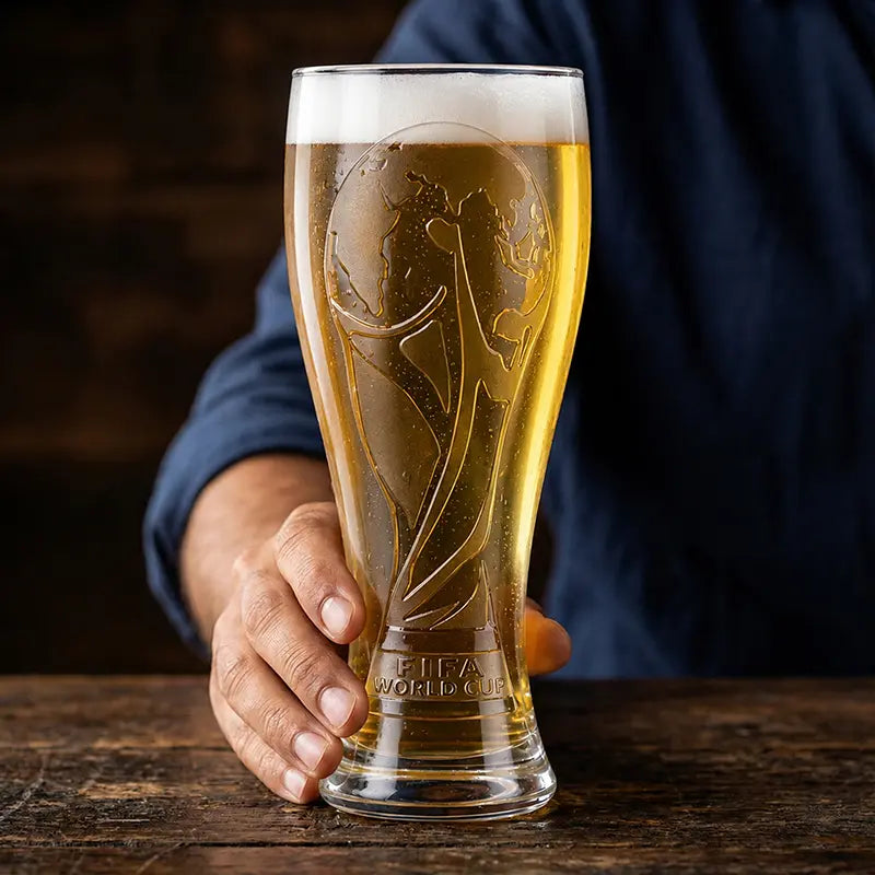 【FIFA WORLD CUP 2026 】Gift Set（Not Glass） 17oz Shatterproof Trophy Pilsner Plastic Beer Cup&Trophy-Shaped Bottle Opener 3-day delivery Perfect for soccer Fans & Parties SummerVibes,summerwins