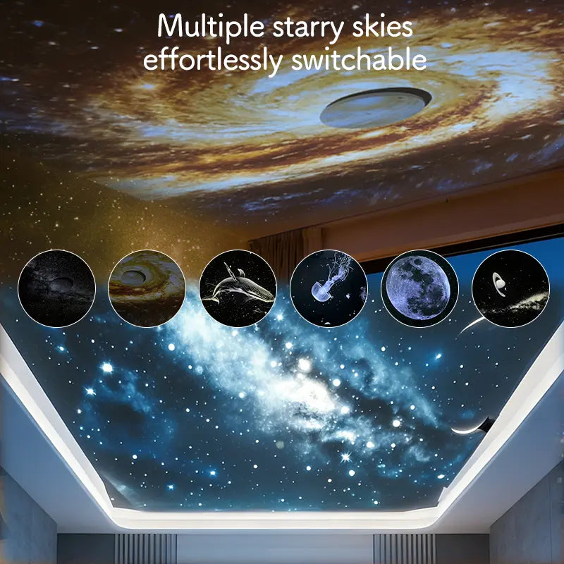 USB starry night light, suitable for home scenes, small footprint, clear projection. Usb Charging Lampara Usb C Rechargeable
