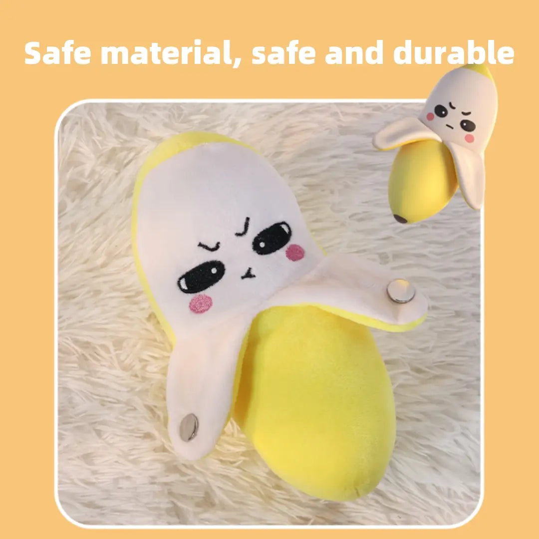 Interactive Music Electric Plush Toy Set - Cute Banana Strawberry Carrot Stuffed Animals (Ages 3+, Battery Included)