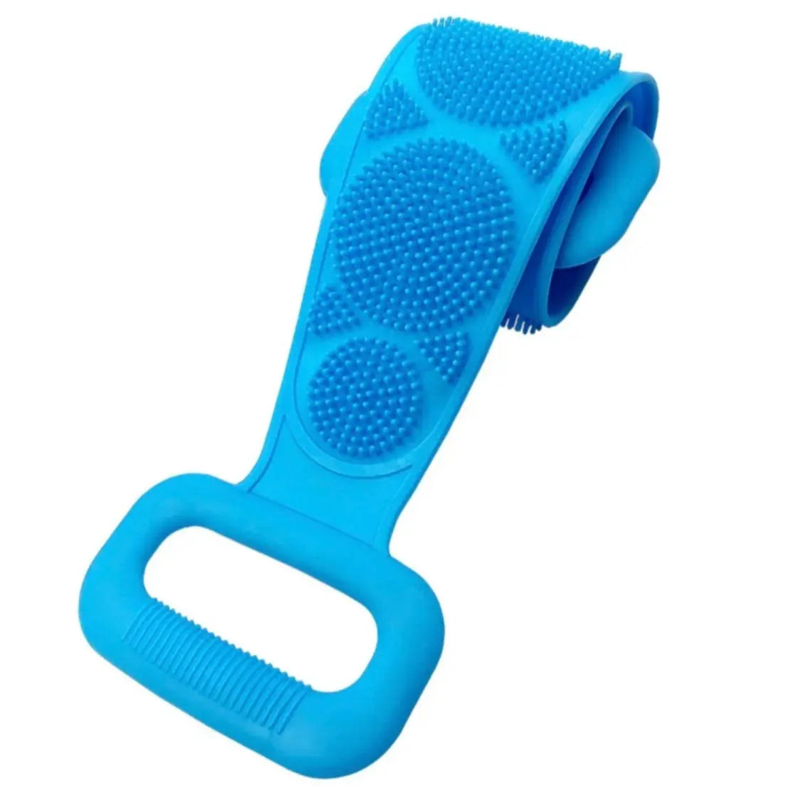 Silicone Bath Brush - Double-Sided Exfoliating Back Scrubber
