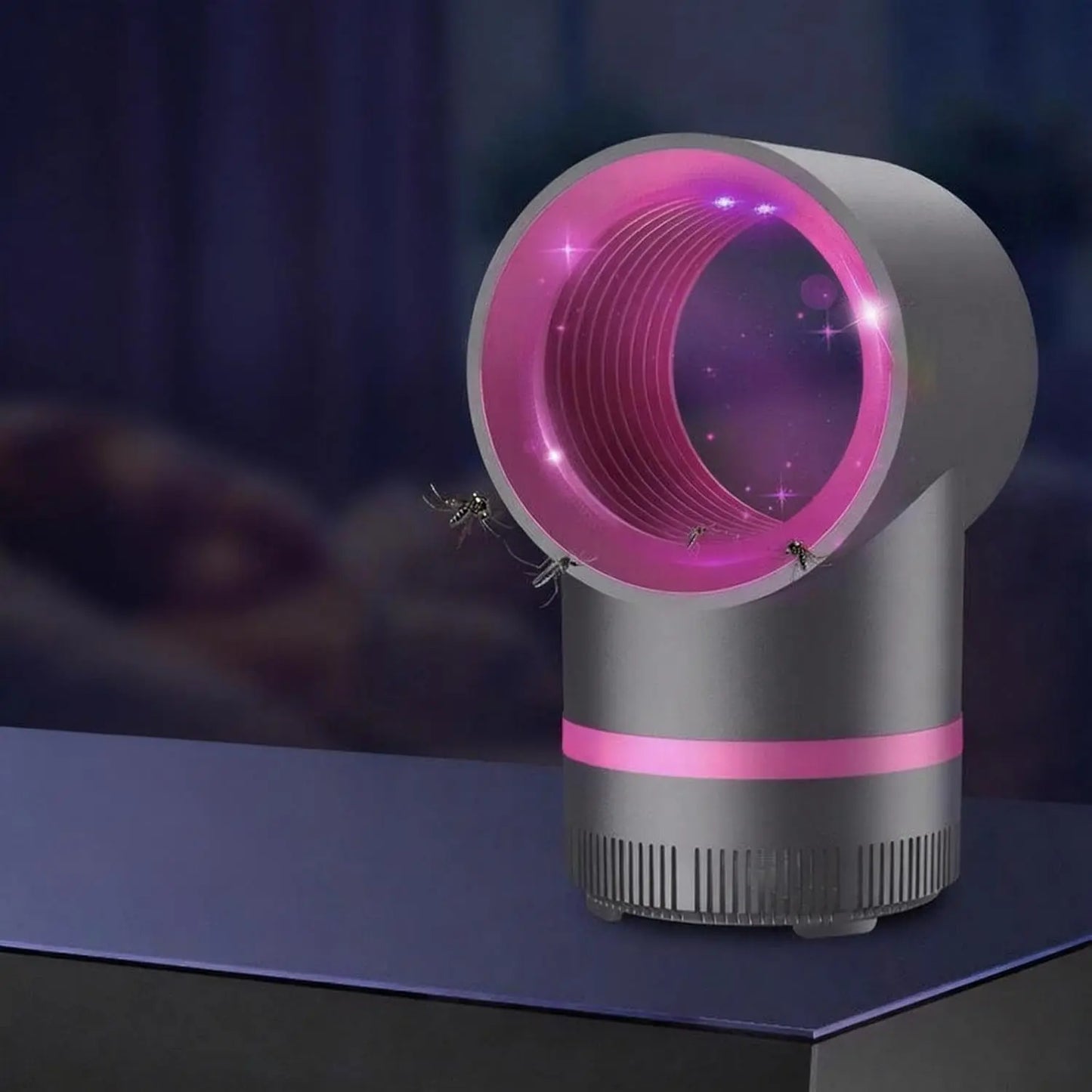 Portable UV LED Mosquito Zapper: Electric Fly & Gnat Trap for Indoor Use