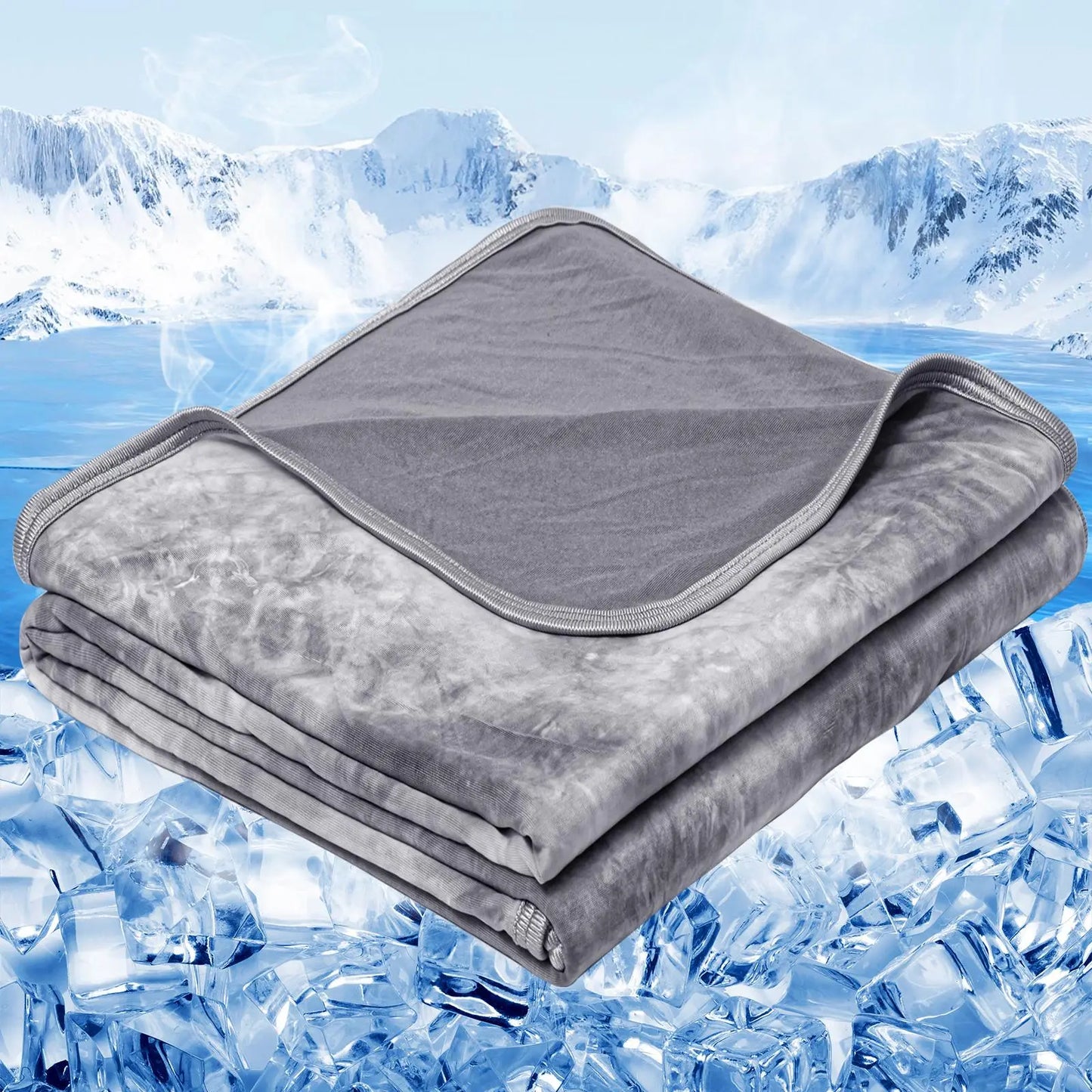 Summervibes Cooling Blanket Queen Size: Lightweight & Breathable for Hot Sleepers