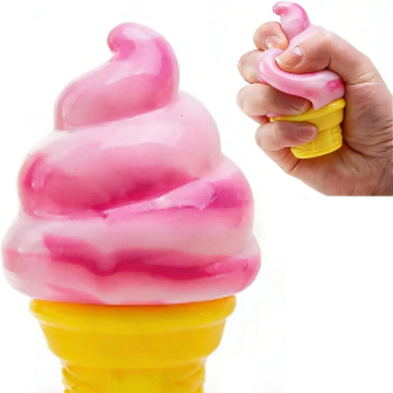 Ice Cream Squeeze Squishy, Ice Cream Squishy, Slow Rise Sensory Fidget Toy, Easter Basket Stuffers Party Favors