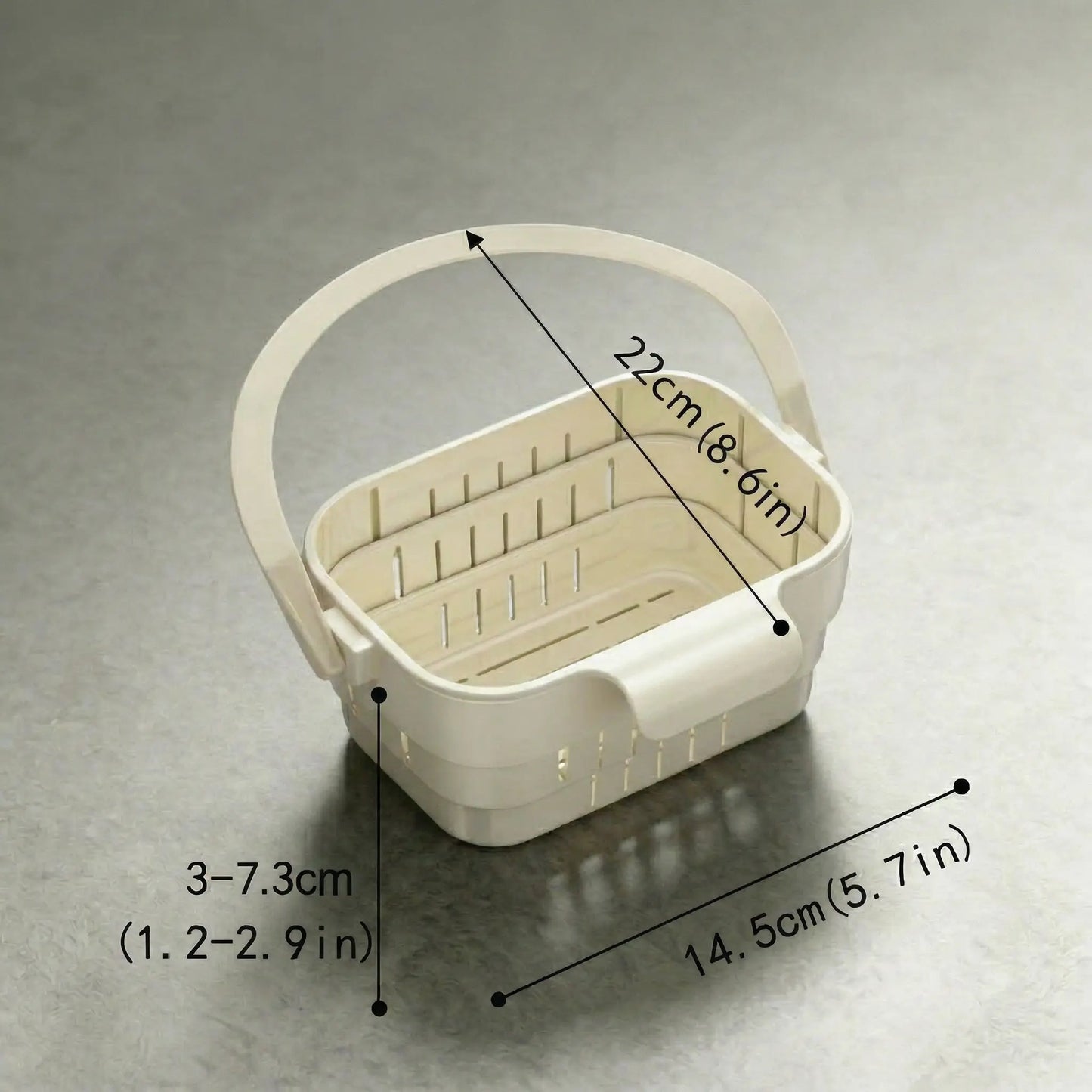 Foldable Hanging Kitchen Sink Strainer - Anti-Clog Drain Basket for Food Waste
