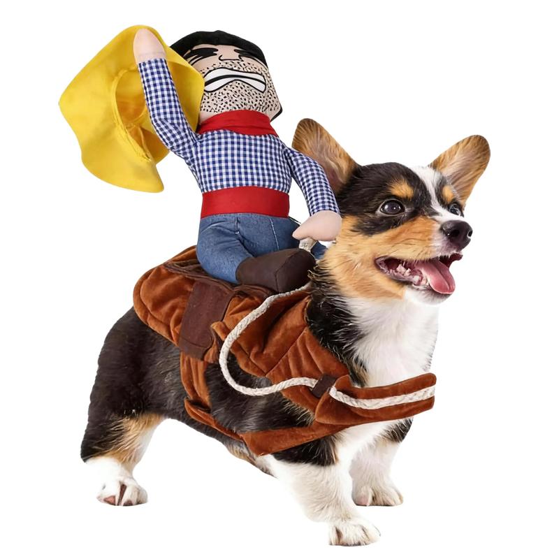 Matador Bullfighter Pet Costume Set with Hat – Adjustable Plush Dog & Cat Outfit