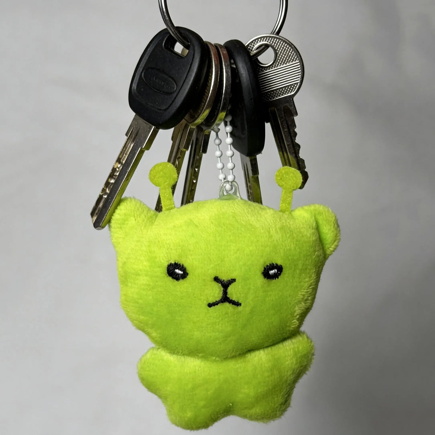 Alien Cat Invasion Earth Handmade Doll Charm, Ultra Soft Adorable Accessory Gift, Cute Outer Space-Themed Decoration, Bag Pendant, Charms For Purses, Accessories For Bags