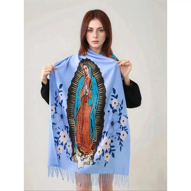 Sports & Outdoor Breathable Floral Print Hijab Scarf – Sweat-Wicking All-Season Head Wrap