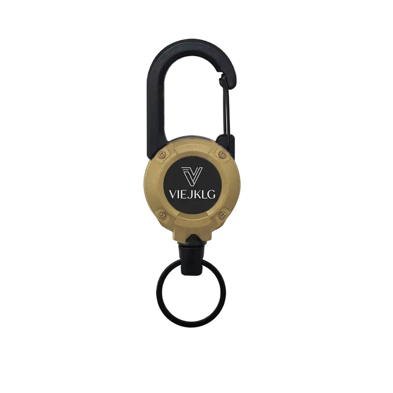 3 In 1 new multifunctional Retractable Pull Reel Carabiner Keychain, Strong Steel Wire Rope Buckle,Outdoor Sport Keychain Tool keychain  accessories