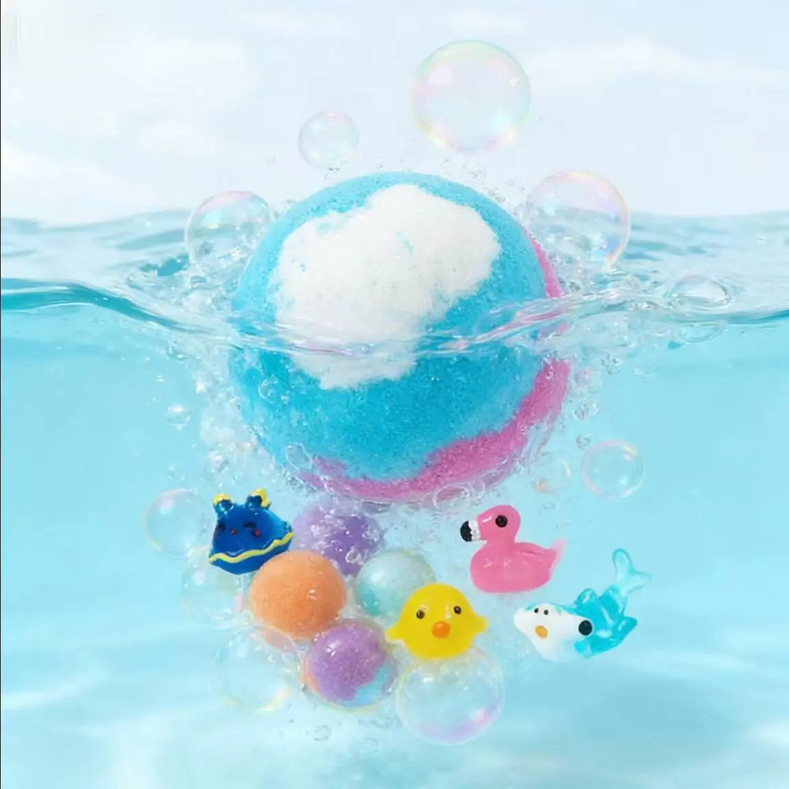 Kids Bath Bomb Gift Set with Inside Toys: 12-Pack Fun Easter & Birthday Gift
