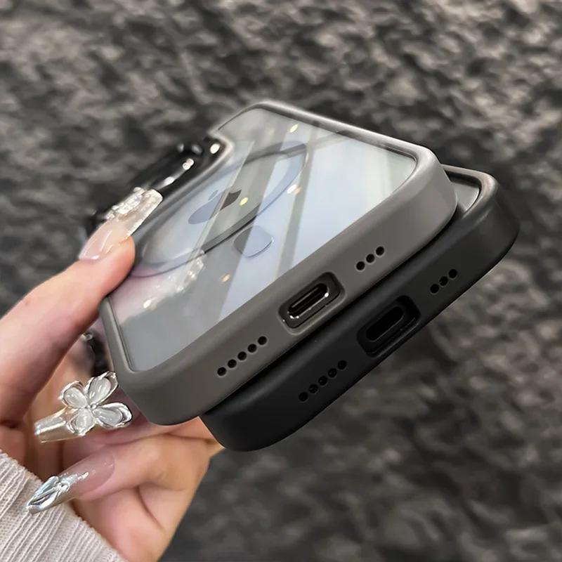 MagSafe Clear Magnetic Case with Built-in Stand & Camera Lens Protector for iPhone 18 Pro Max