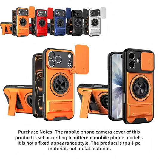 Mecha Push Window Magnetic Case for iPhone & Samsung S26 – Military Grade Shockproof Cover