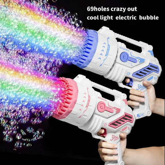 Bubble Machine Kids Toys, Bubble Machine with Colorful Lights and Thousands Bubbles, Outdoor Toy Birthday Party Favors Gifts for Boys Girls Age 4-12 Years Old,Outdoor Toys, New Year Gifts, Birthday Gifts.