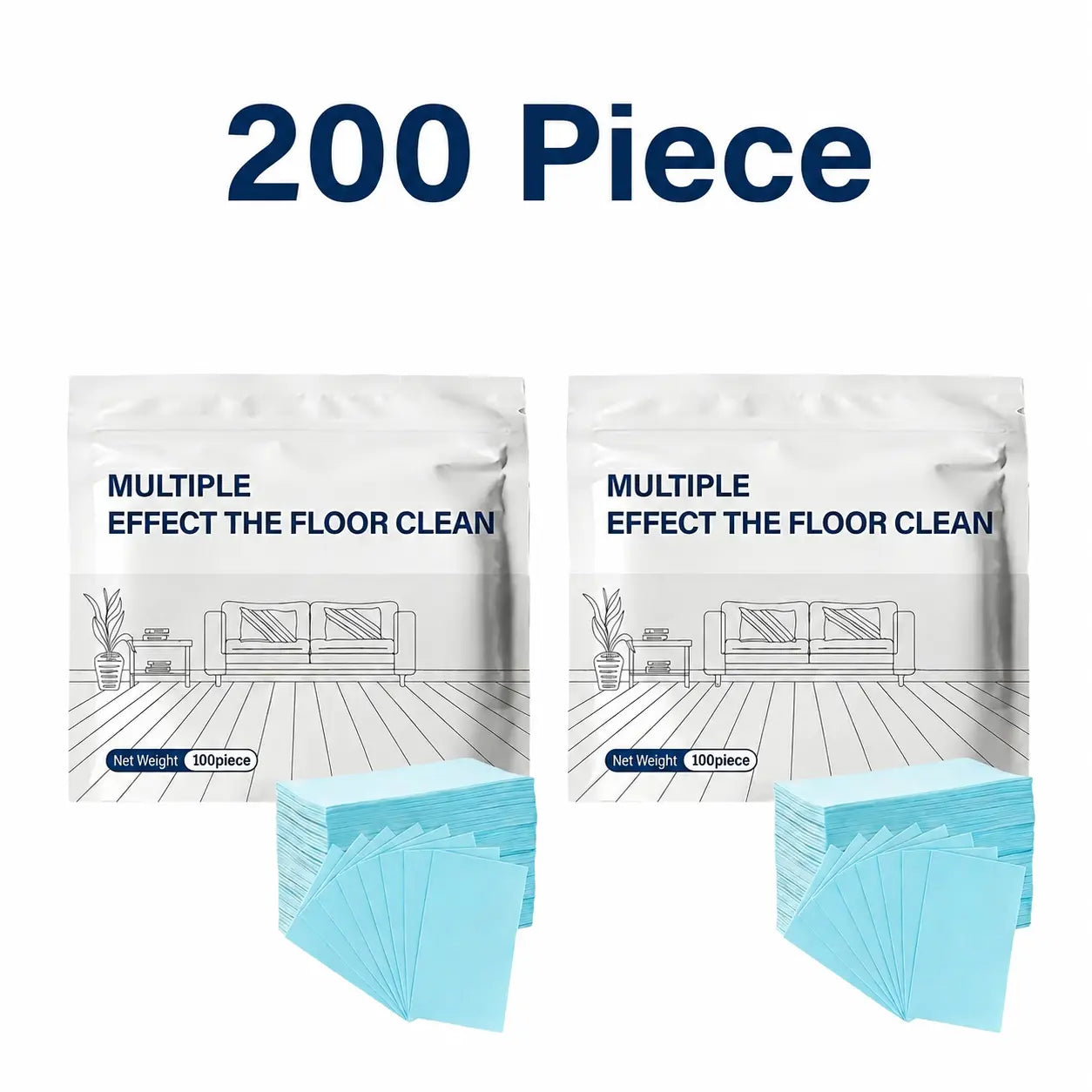 100-Piece Multi-Surface Floor Cleaning Tablets (Antibacterial & Deodorizing)