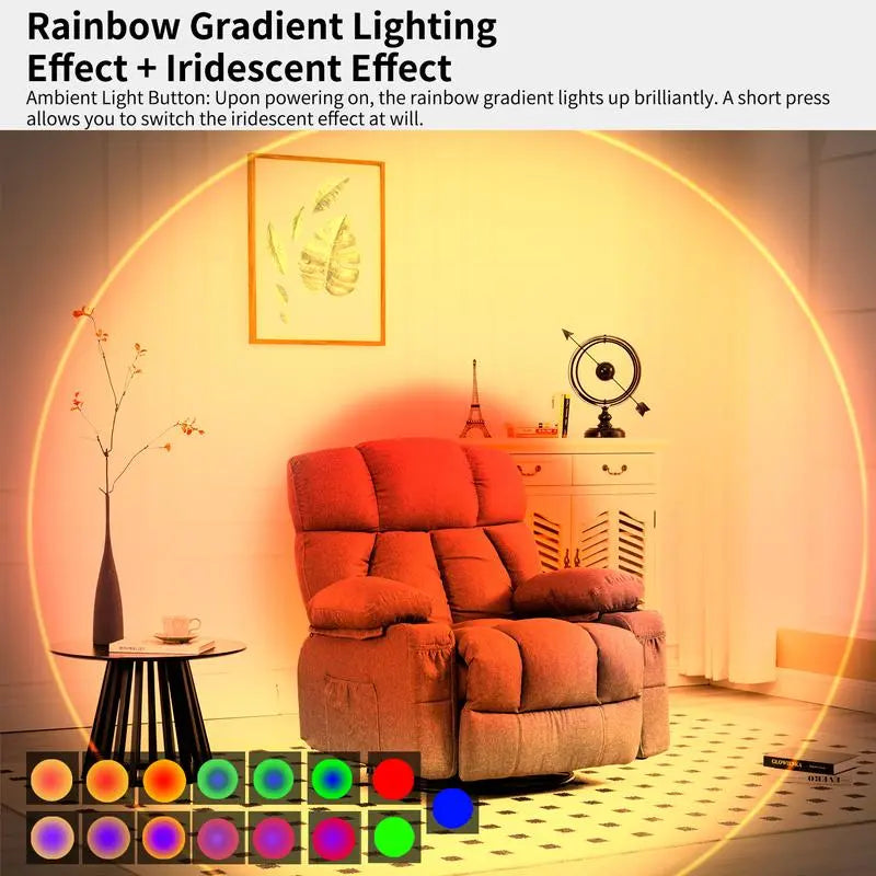 Veilleuse LED Intelligente Rechargeable à Détecteur de Mouvement – Lampe Murale d'Ambiance RGB