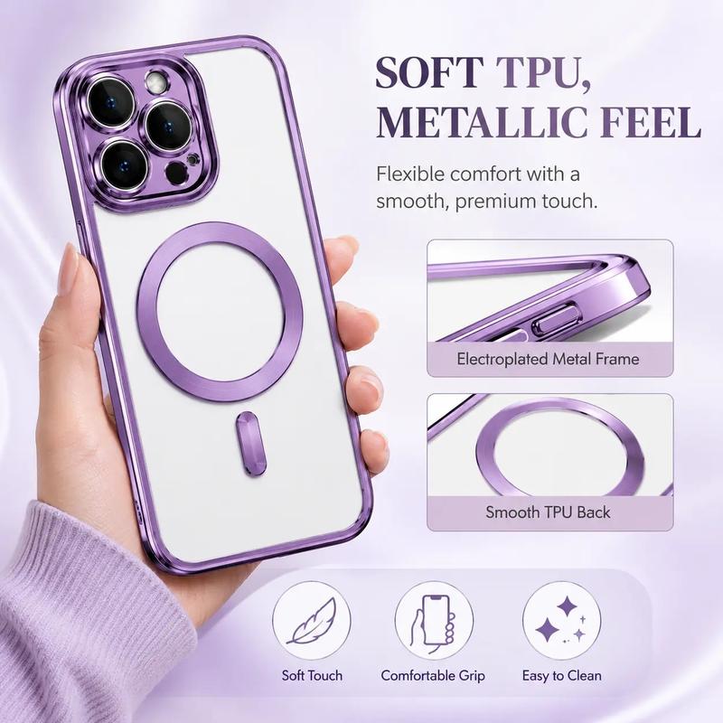 Luxury Gradient Glitter MagSafe Shockproof Case for iPhone 18 Pro Max