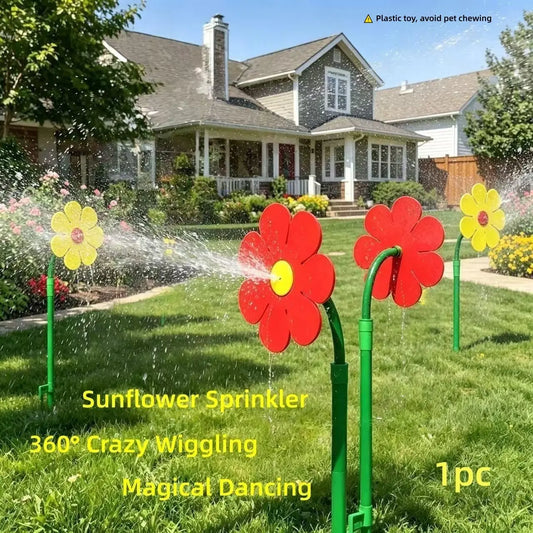 Dancing Sunflower Sprinkler – Fun Outdoor Water Toy for Kids