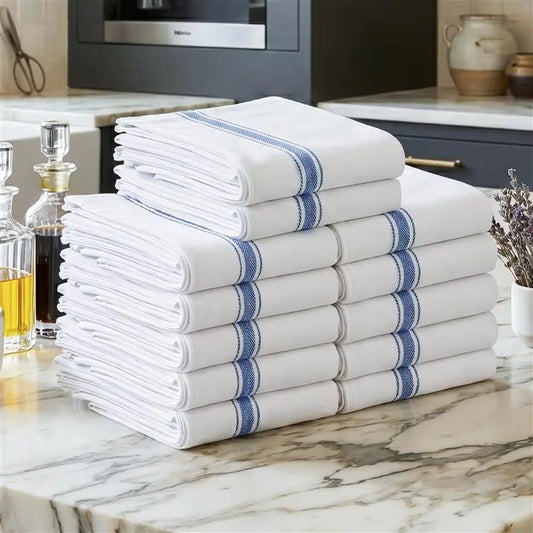 Utopia Towels 12-Pack Cotton Kitchen Dish Towels - Ultra Absorbent & Lint-Free