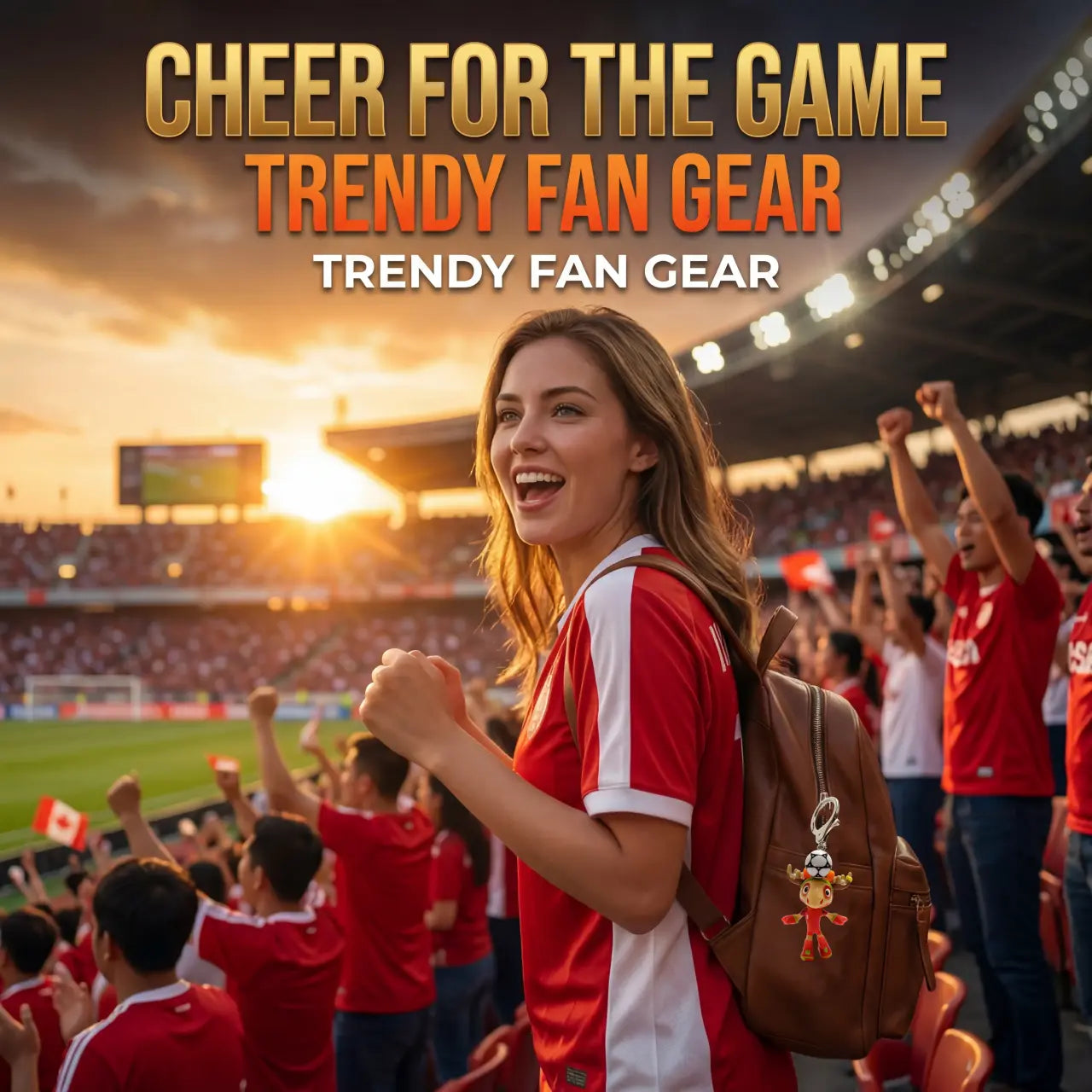 FIFA 2026 World Cup Mascot Keychain Set | Official Licensed | Car Key Accessory