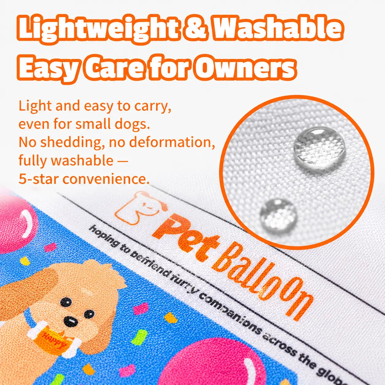 Durable Crinkle Balloon Dog Toy - Newspaper Print Chew Toy for Boredom Relief & Teeth Cleaning