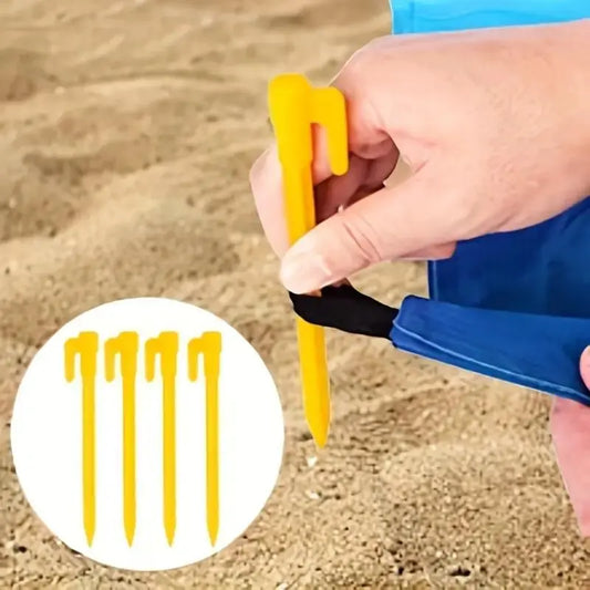 Striped Waterproof Beach Blanket, Lightweight Sandproof Picnic Mat for Travel & Camping