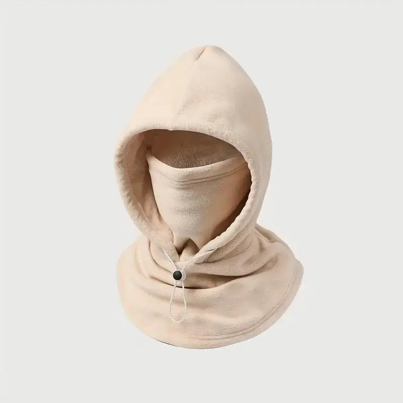 One-Piece Flannel Balaclava Windproof Warm Mask Hat – Winter Cycling Neck Warmer Cap