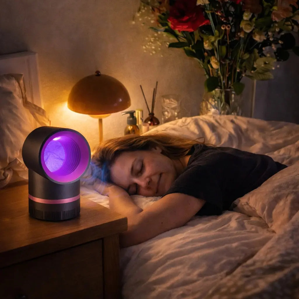 Portable UV LED Mosquito Zapper: Electric Fly & Gnat Trap for Indoor Use