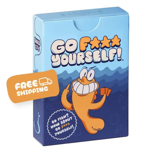 Go F*** Yourself Adult Card Game - Hilarious Party Game for 3-10 Players - 52 Cards - Quick Easy Setup - Perfect Stocking Stuffer - Made Out of Spite