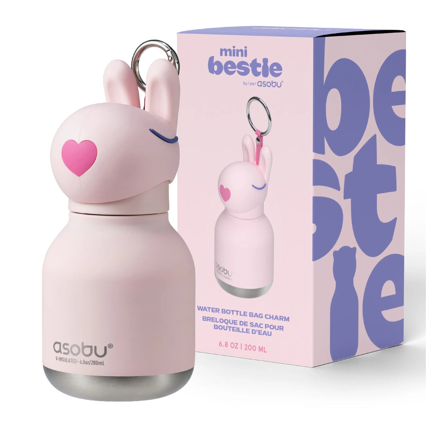 Mini Duck Insulated Water Bottle – Cute Portable Thermos Cup with Keychain Strap