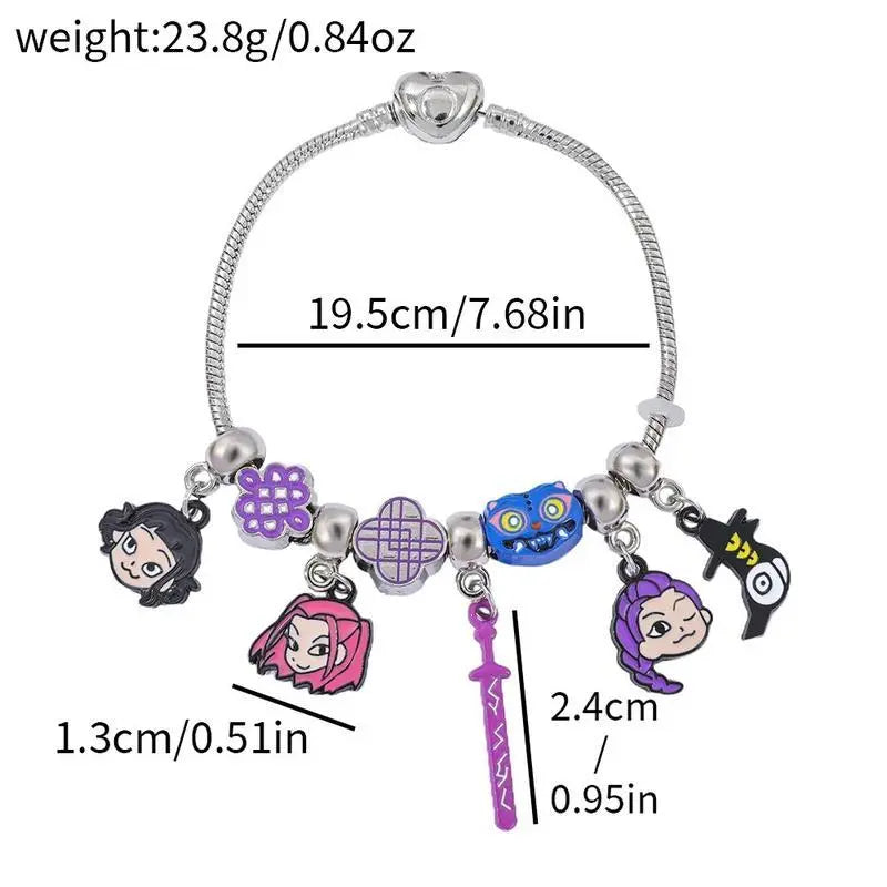 DIY K-Pop Bracelet | Cute Anime Jewelry Gift for Daughter | Fashion Accessory for Kids & Adults | DIY-Friendly Bracelet for Women & Men
