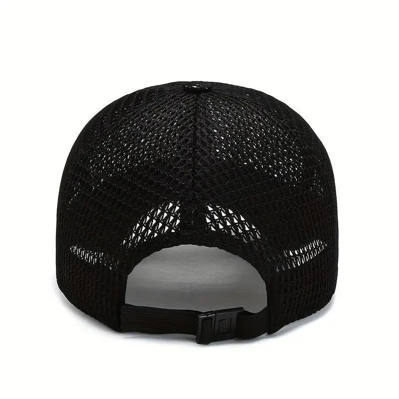 2pcs Men's Mesh Trucker Hats - Adjustable Cotton Snapback, Outdoor Sports Sunscreen Duck Tongue Cap, Breathable Adult Universal Gift, Men's Sports & Outdoor Accessories, Adjustable Cotton Hat,summerwins,father'sdaygifts,campingessentials,campinggear