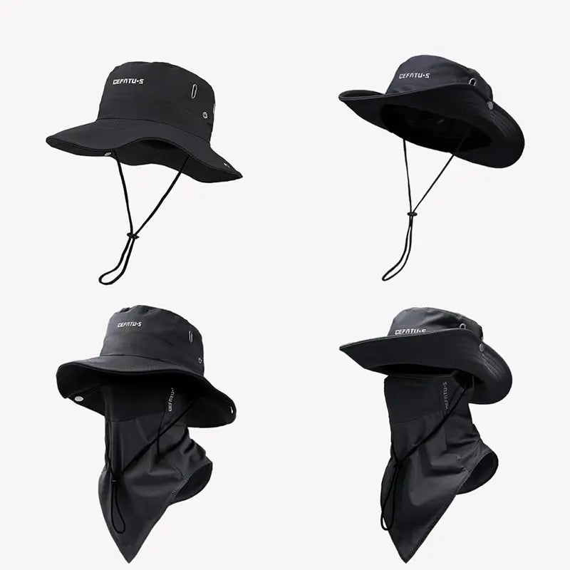 Sun Protection Hat with Neck Flap