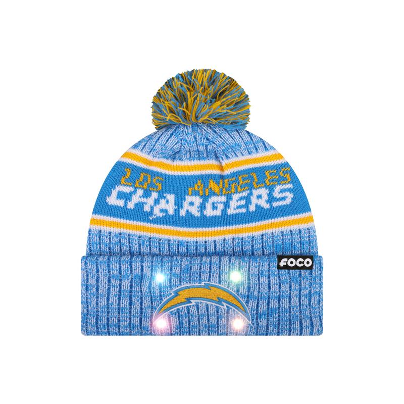 NFL Officially Licensed Team Color Warm Light up Pom Beanie