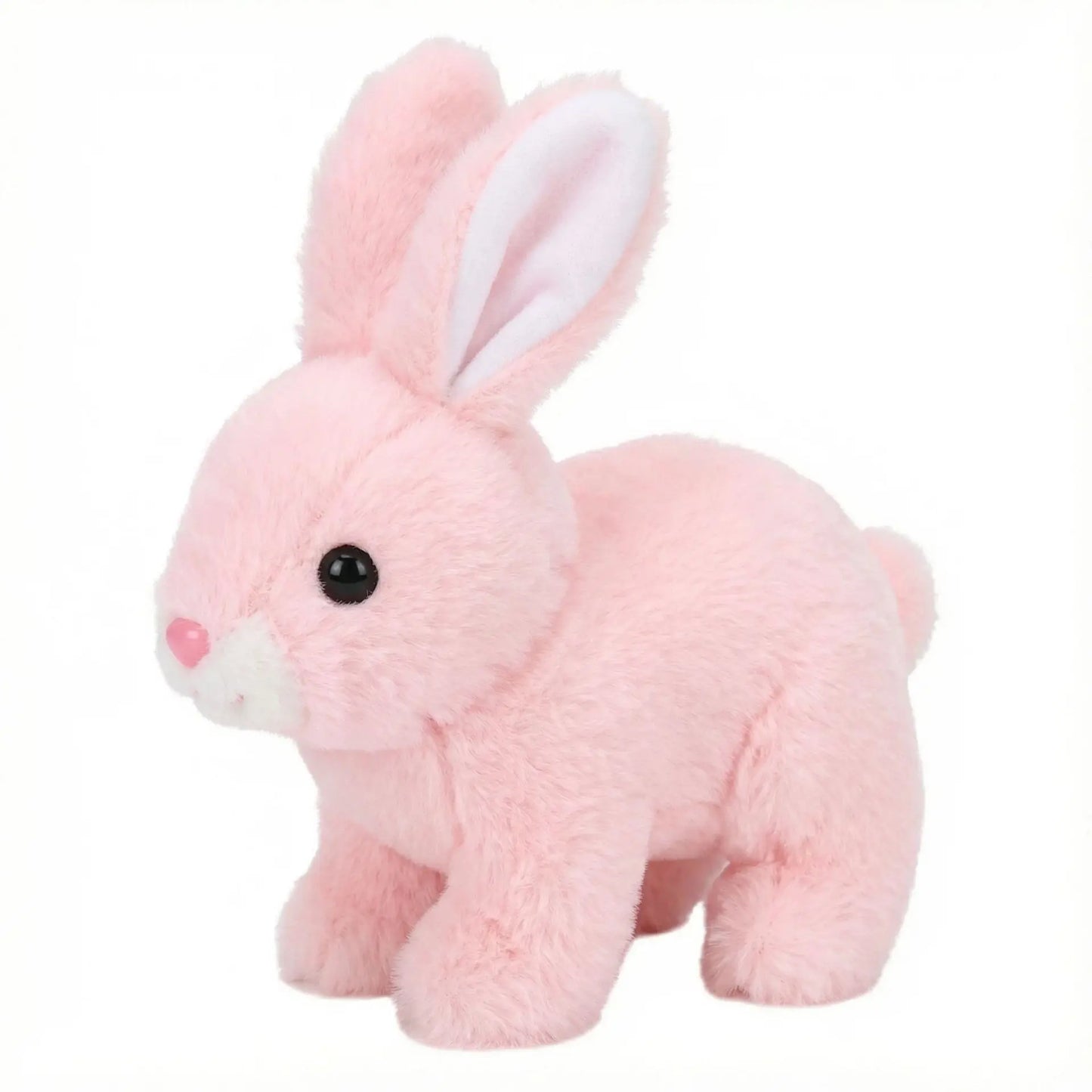 Realistic Hopping Rabbit Plush | Interactive Walking Bunny with Sound & Wiggle Ears